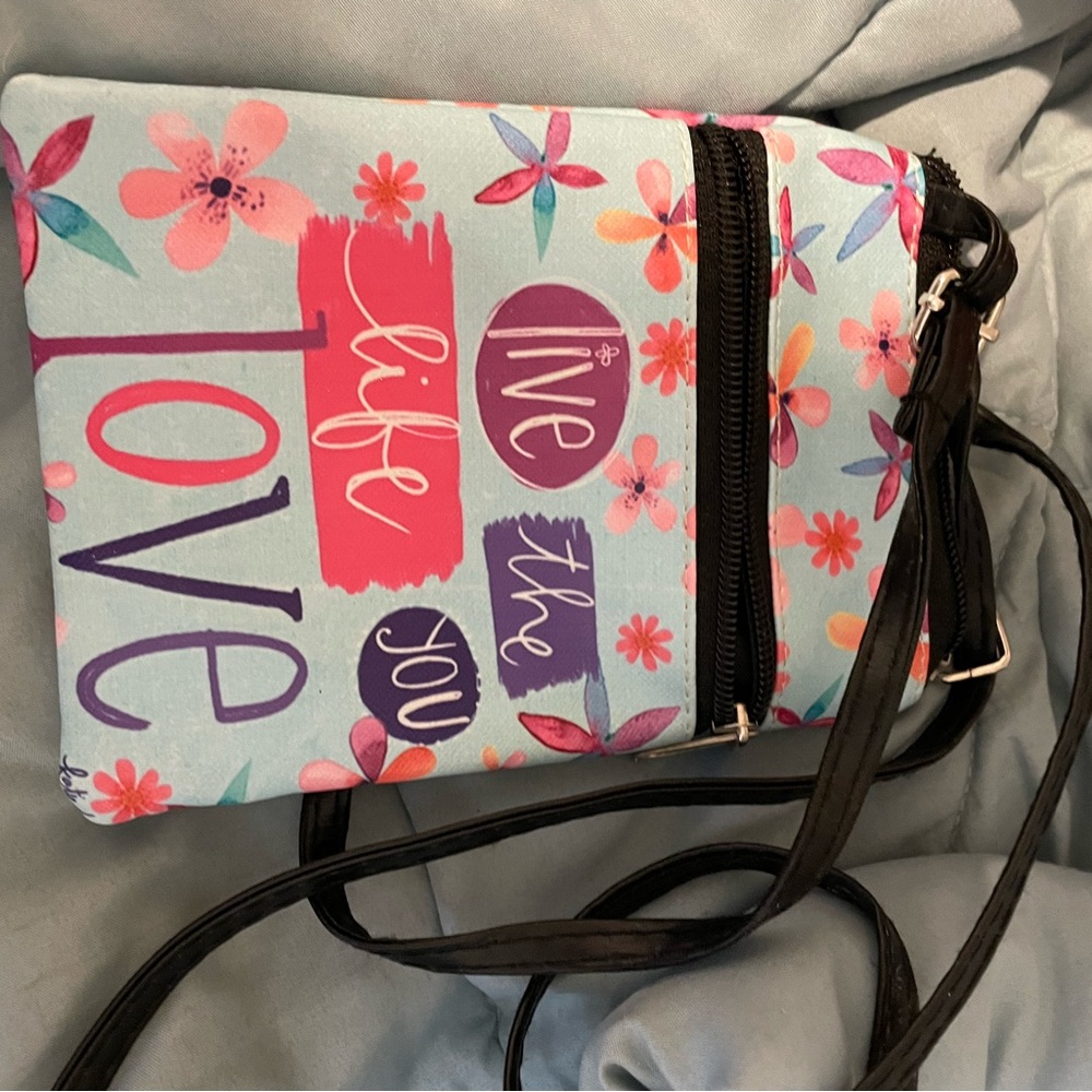 Floral Crossbody Bag - Multicolor
